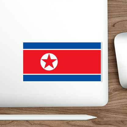 Flag of North Korea STICKER Vinyl Die-Cut Decal-The Sticker Space