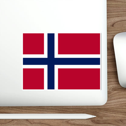 Flag of Norway STICKER Vinyl Die-Cut Decal-The Sticker Space