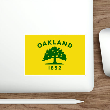 Flag of Oakland California USA STICKER Vinyl Die-Cut Decal-The Sticker Space