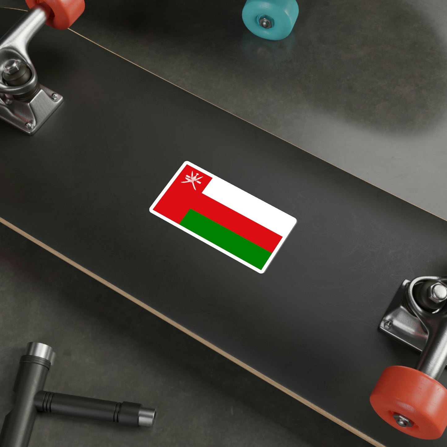 Flag of Oman STICKER Vinyl Die-Cut Decal-The Sticker Space