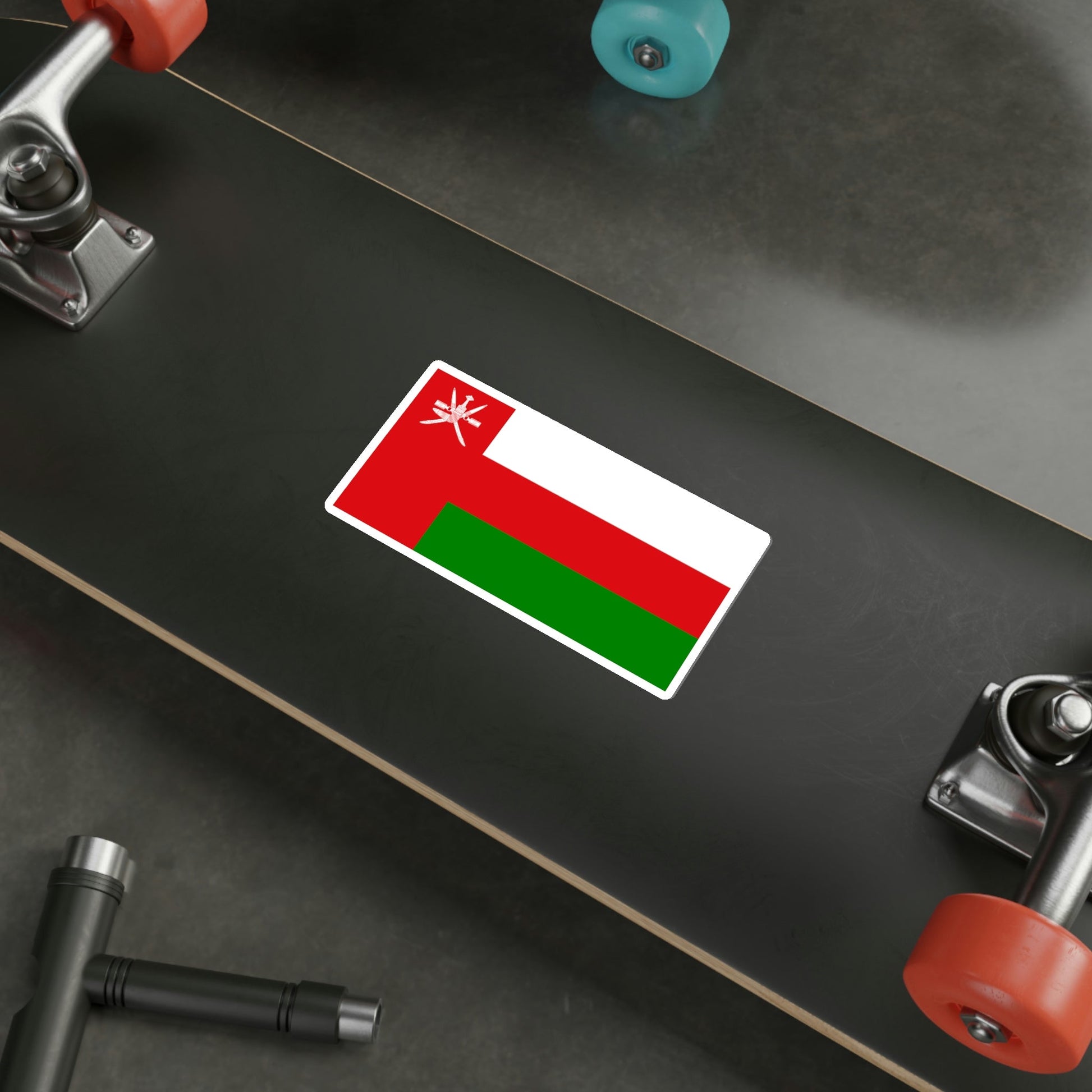 Flag of Oman STICKER Vinyl Die-Cut Decal-The Sticker Space