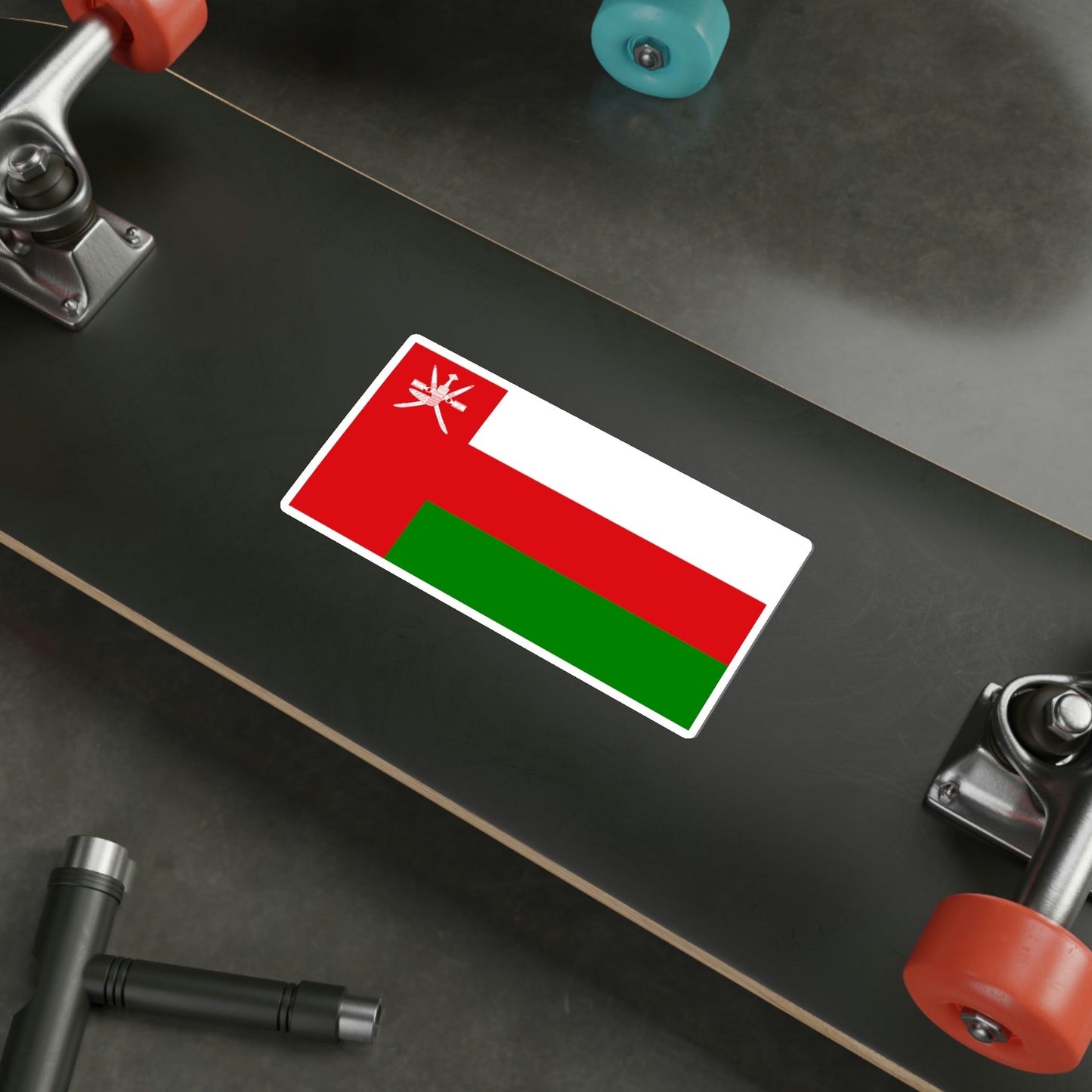 Flag of Oman STICKER Vinyl Die-Cut Decal-The Sticker Space