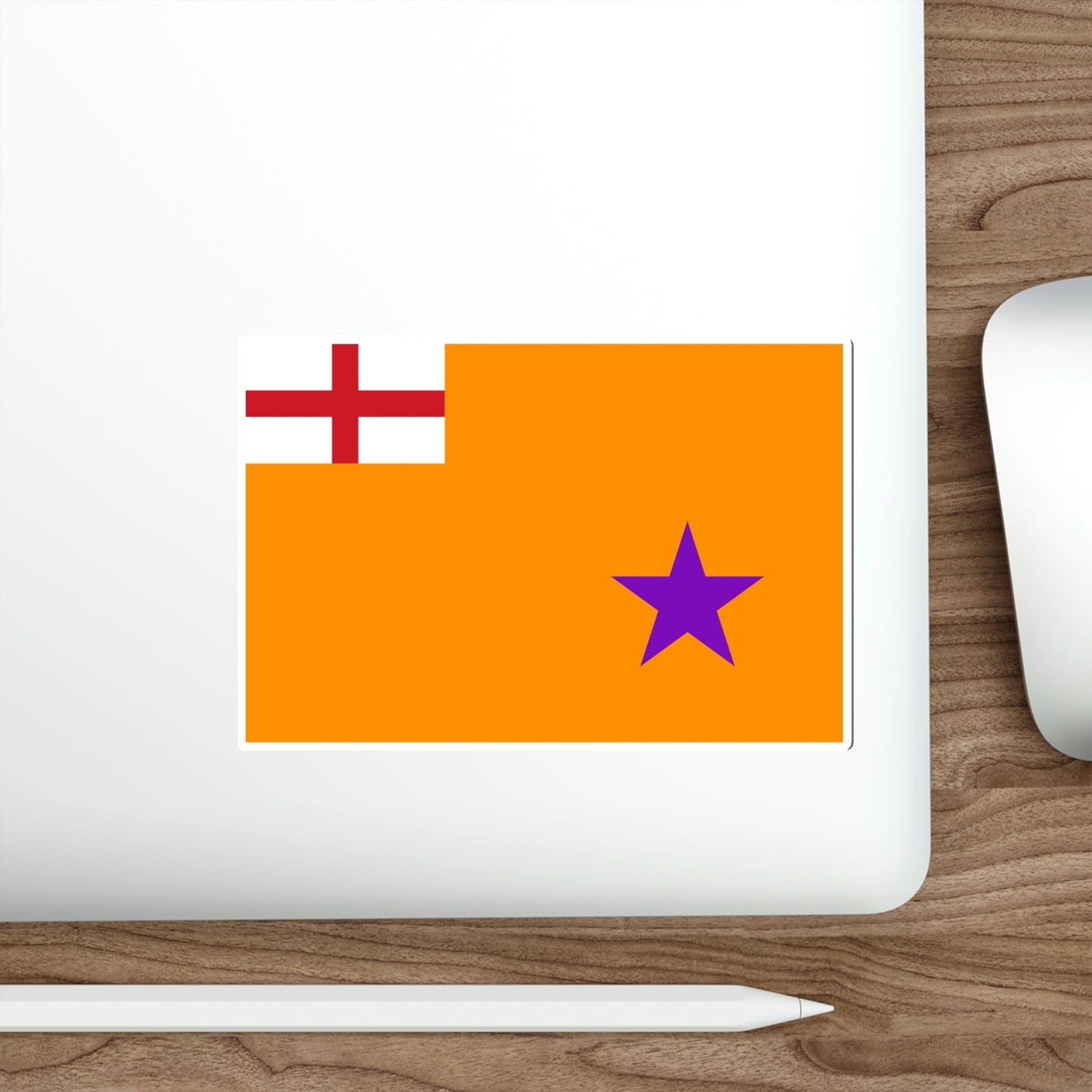 Flag of Orange Institution STICKER Vinyl Die-Cut Decal-The Sticker Space