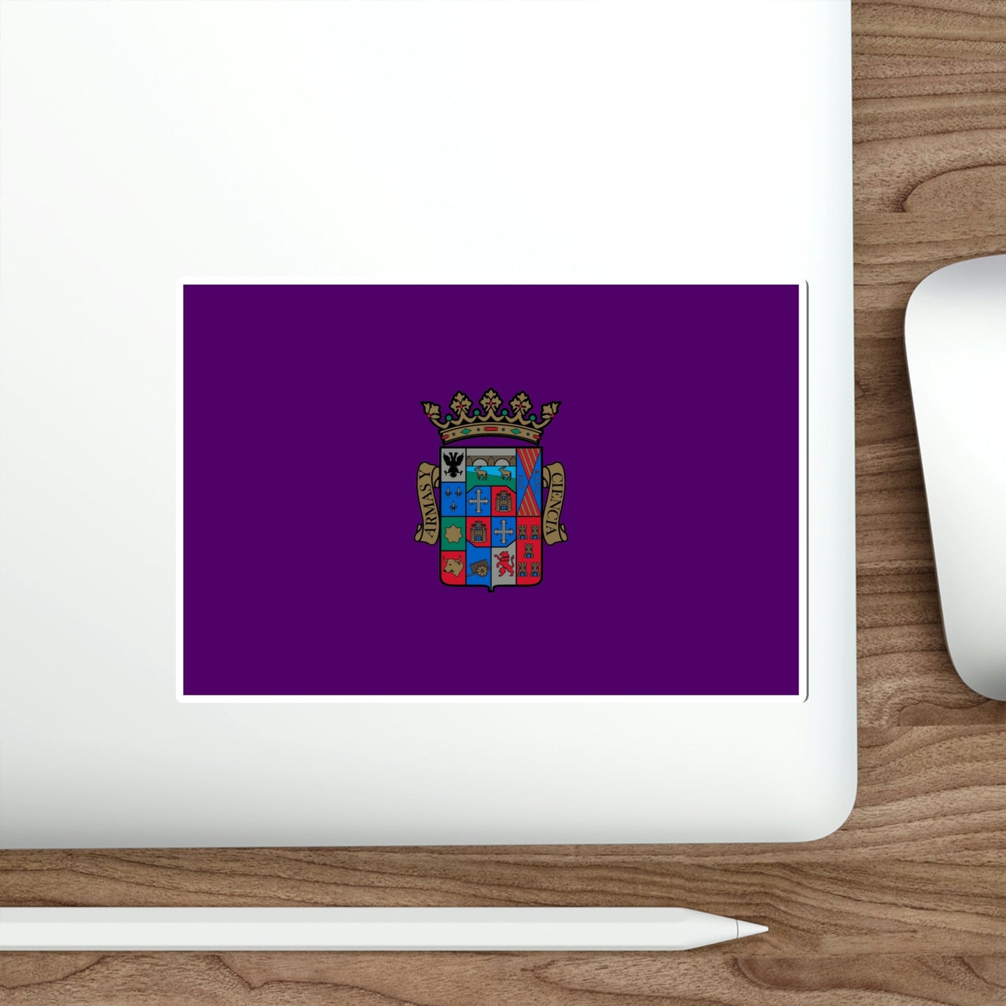 Flag of Palencia Spain STICKER Vinyl Die-Cut Decal-The Sticker Space