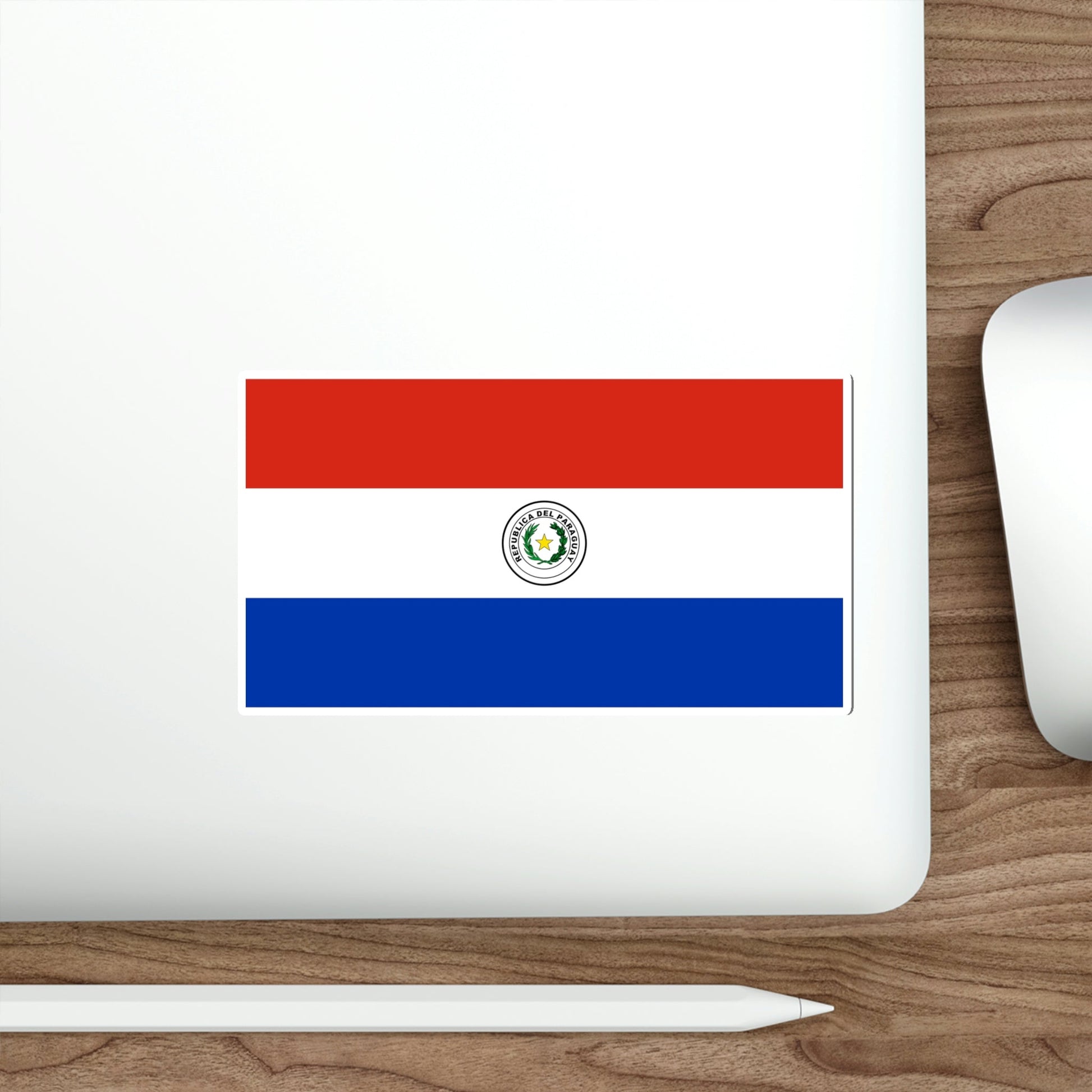 Flag of Paraguay STICKER Vinyl Die-Cut Decal-The Sticker Space