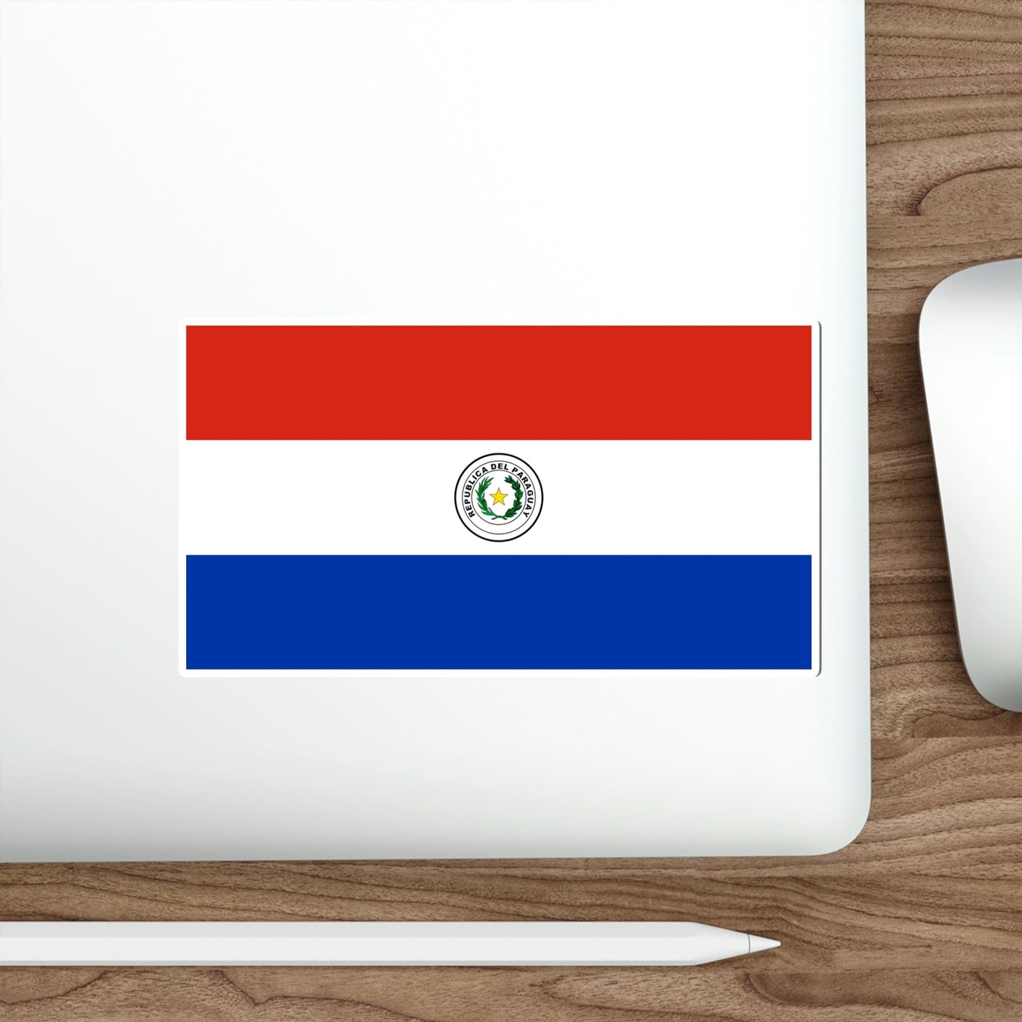 Flag of Paraguay STICKER Vinyl Die-Cut Decal-The Sticker Space