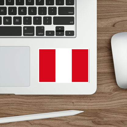 Flag of Peru STICKER Vinyl Die-Cut Decal-The Sticker Space