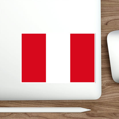 Flag of Peru STICKER Vinyl Die-Cut Decal-The Sticker Space