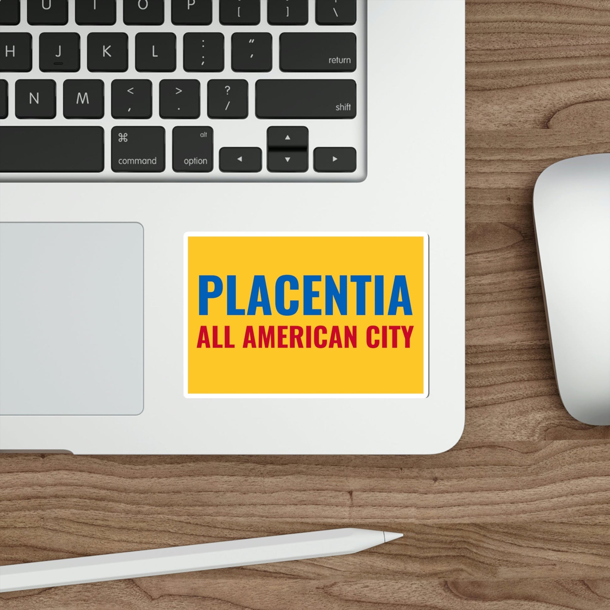 Flag of Placentia California USA STICKER Vinyl Die-Cut Decal-The Sticker Space