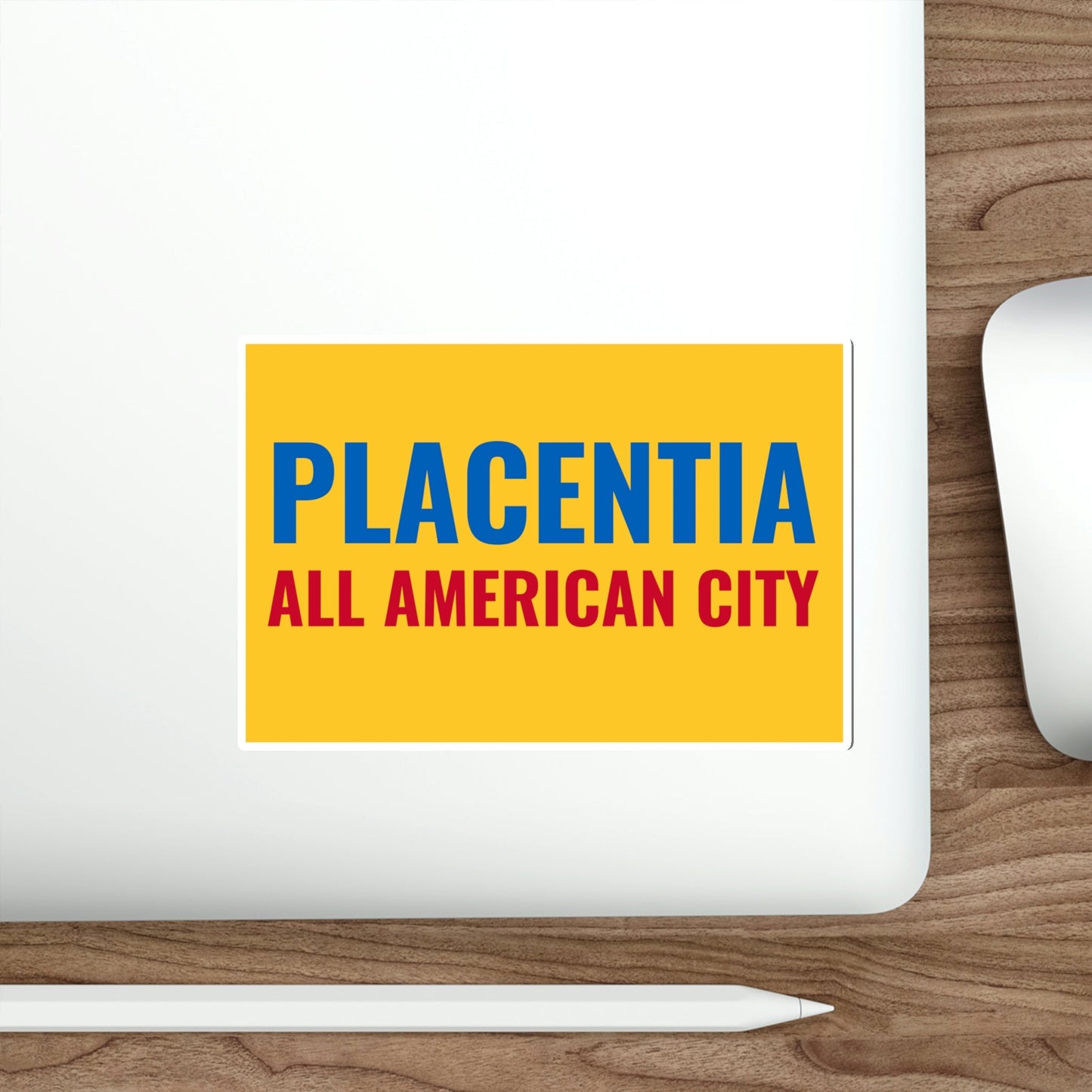 Flag of Placentia California USA STICKER Vinyl Die-Cut Decal-The Sticker Space