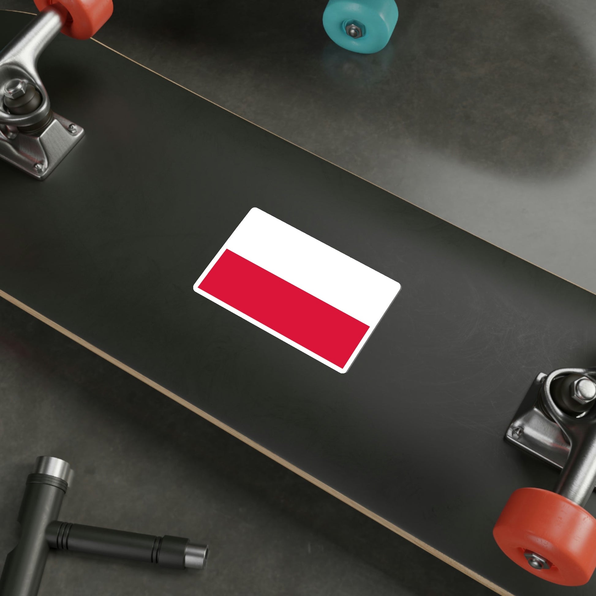 Flag of Poland STICKER Vinyl Die-Cut Decal-The Sticker Space