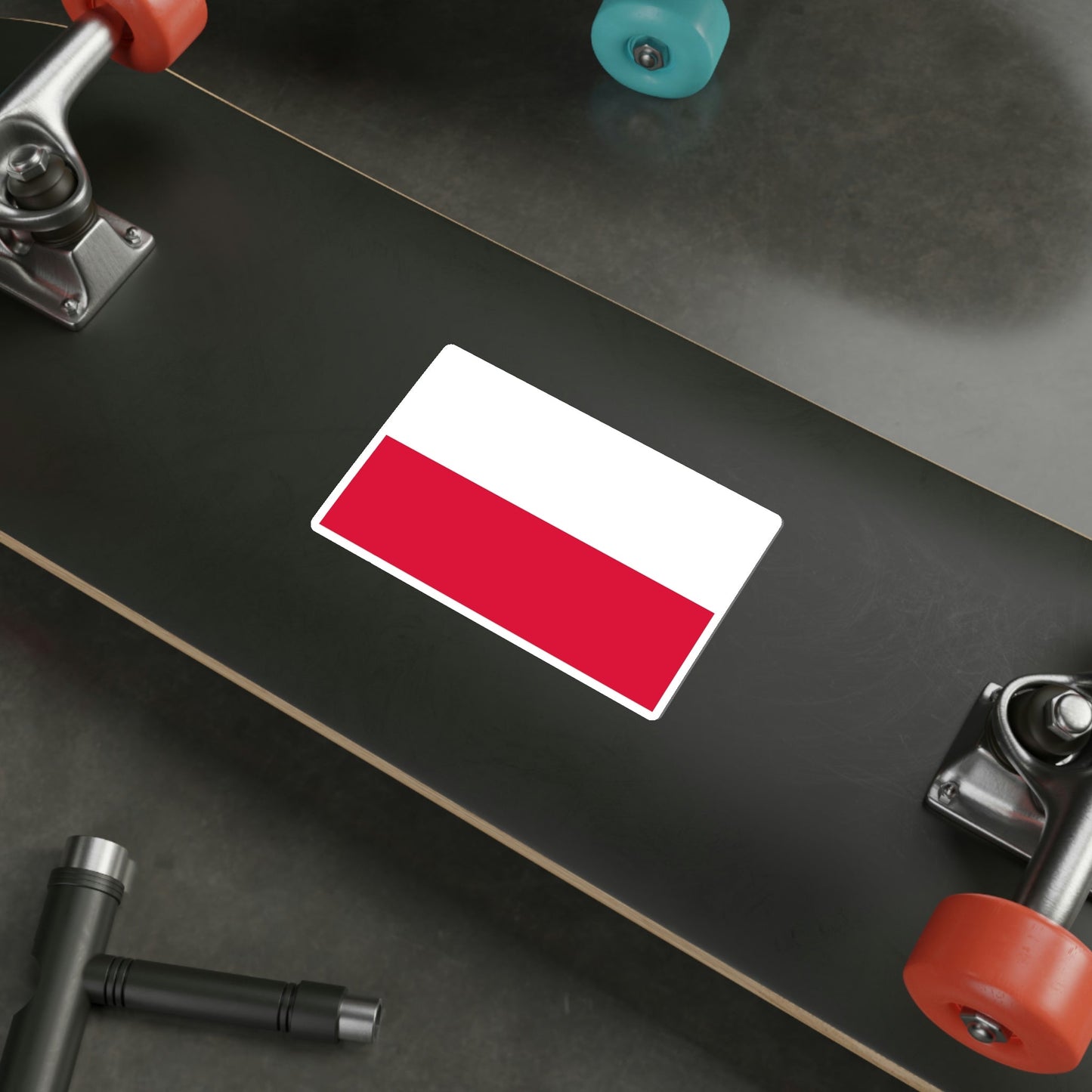 Flag of Poland STICKER Vinyl Die-Cut Decal-The Sticker Space