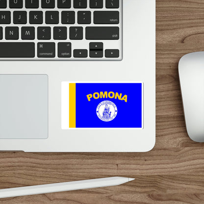 Flag of Pomona California USA STICKER Vinyl Die-Cut Decal-The Sticker Space