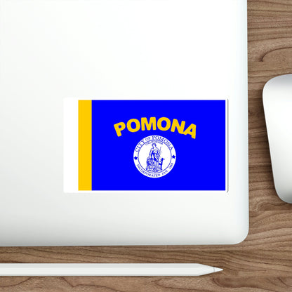 Flag of Pomona California USA STICKER Vinyl Die-Cut Decal-The Sticker Space