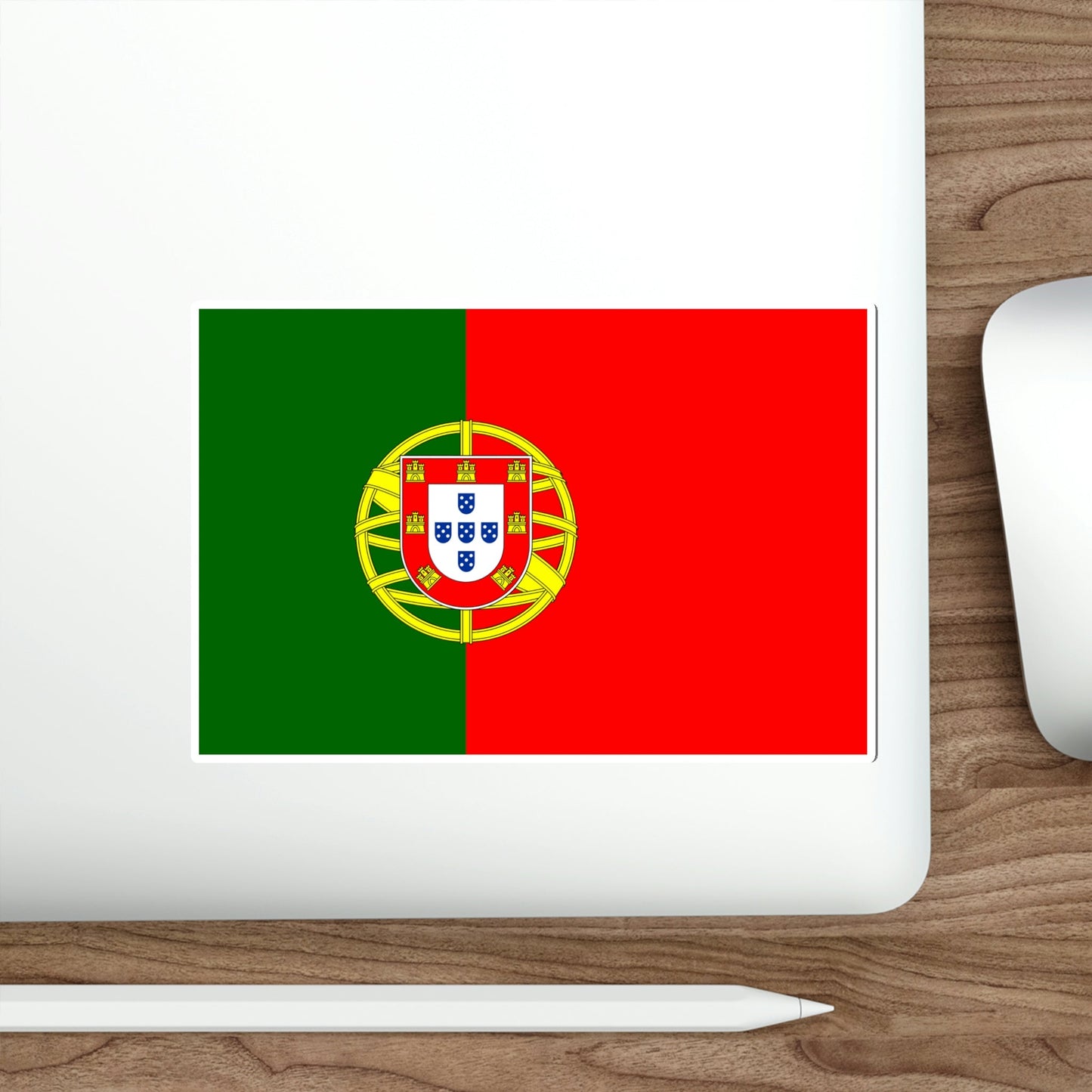 Flag of Portugal STICKER Vinyl Die-Cut Decal-The Sticker Space