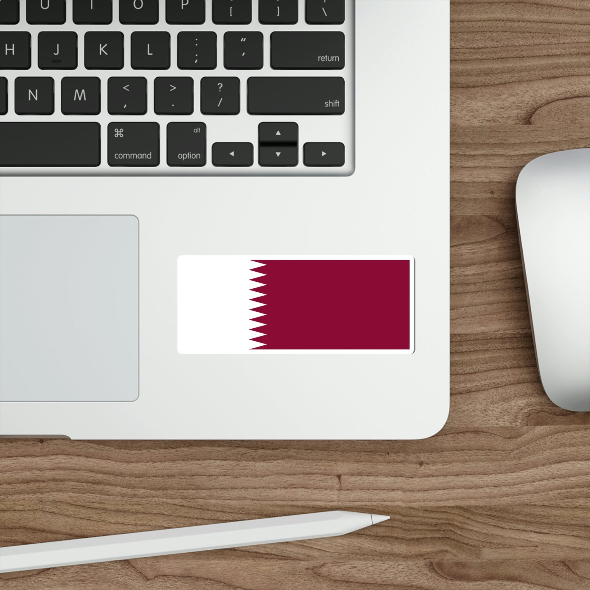 Flag of Qatar STICKER Vinyl Die-Cut Decal-The Sticker Space