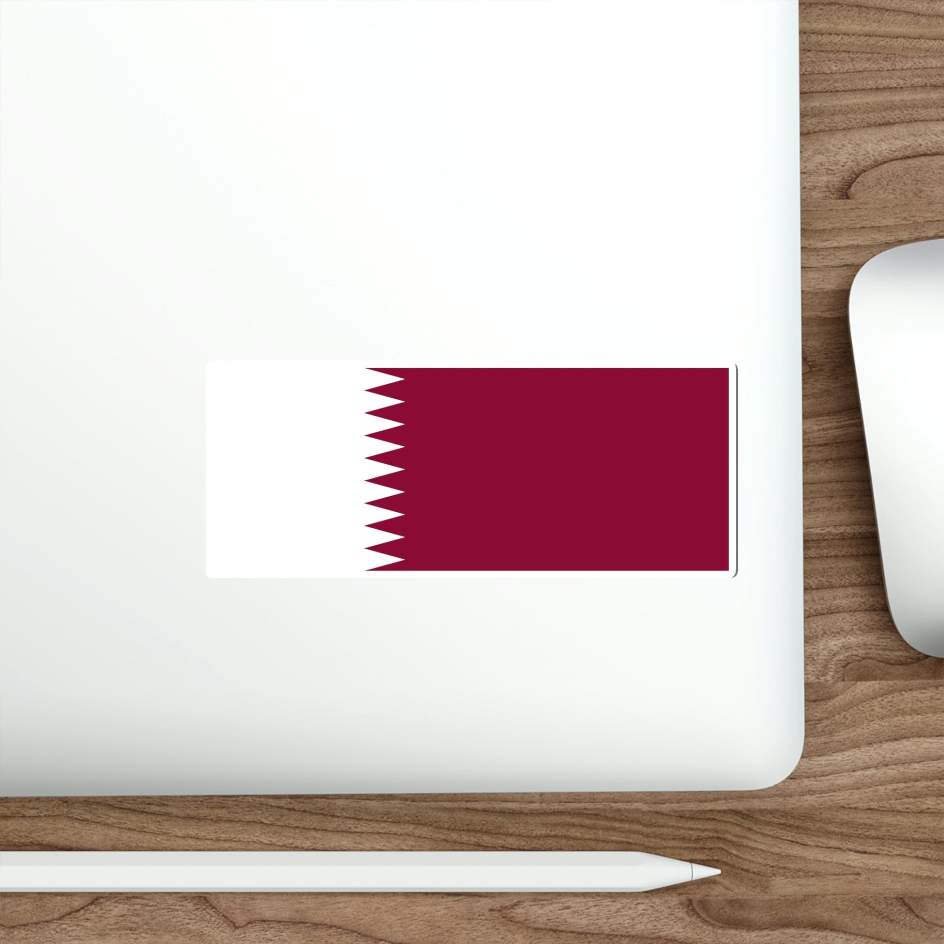 Flag of Qatar STICKER Vinyl Die-Cut Decal-The Sticker Space