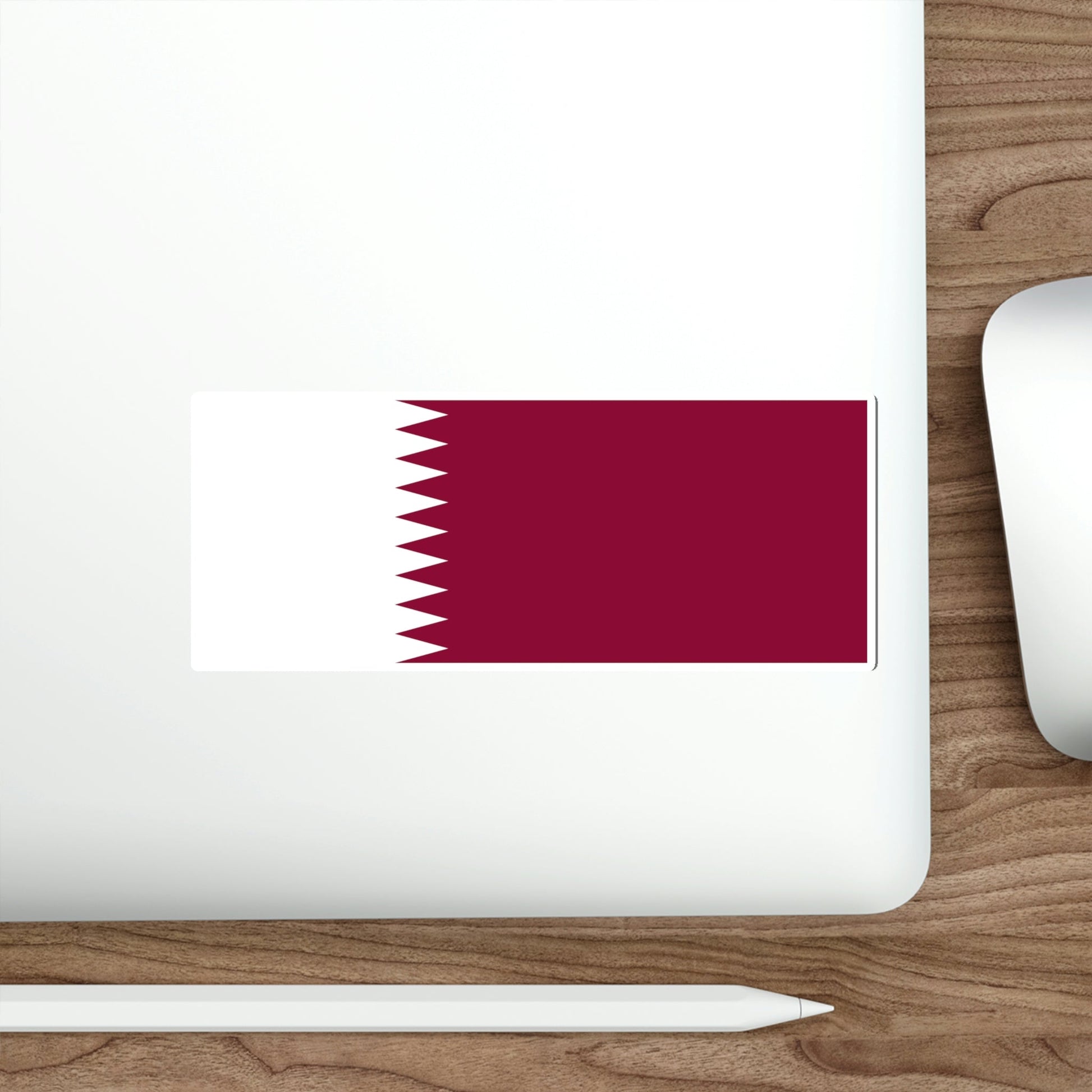 Flag of Qatar STICKER Vinyl Die-Cut Decal-The Sticker Space