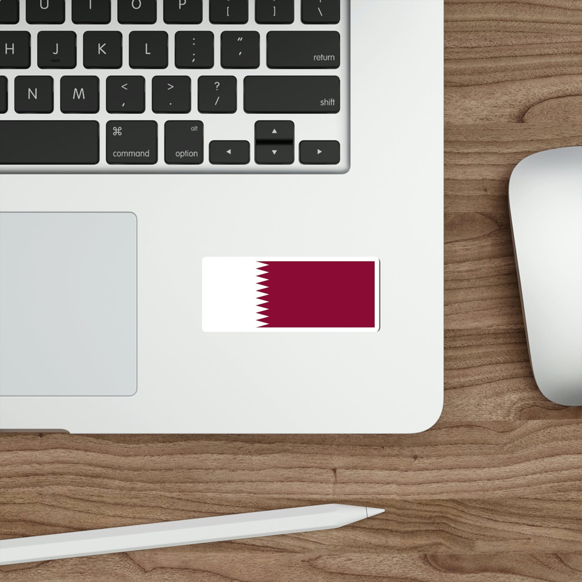 Flag of Qatar STICKER Vinyl Die-Cut Decal-The Sticker Space