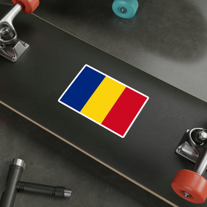 Flag of Romania STICKER Vinyl Die-Cut Decal-The Sticker Space