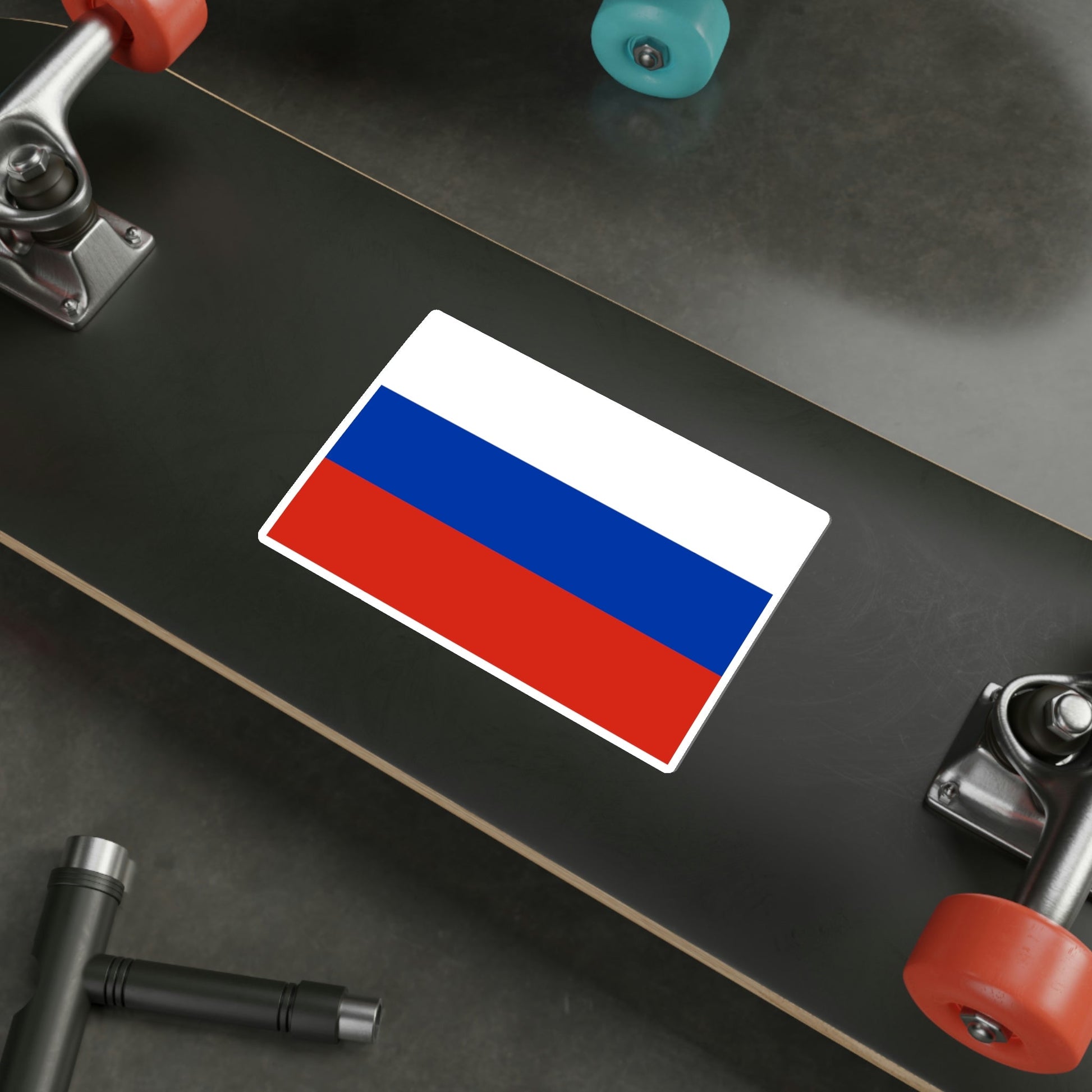 Flag of Russia STICKER Vinyl Die-Cut Decal-The Sticker Space