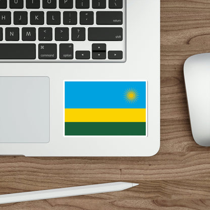 Flag of Rwanda STICKER Vinyl Die-Cut Decal-The Sticker Space