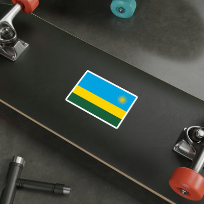 Flag of Rwanda STICKER Vinyl Die-Cut Decal-The Sticker Space