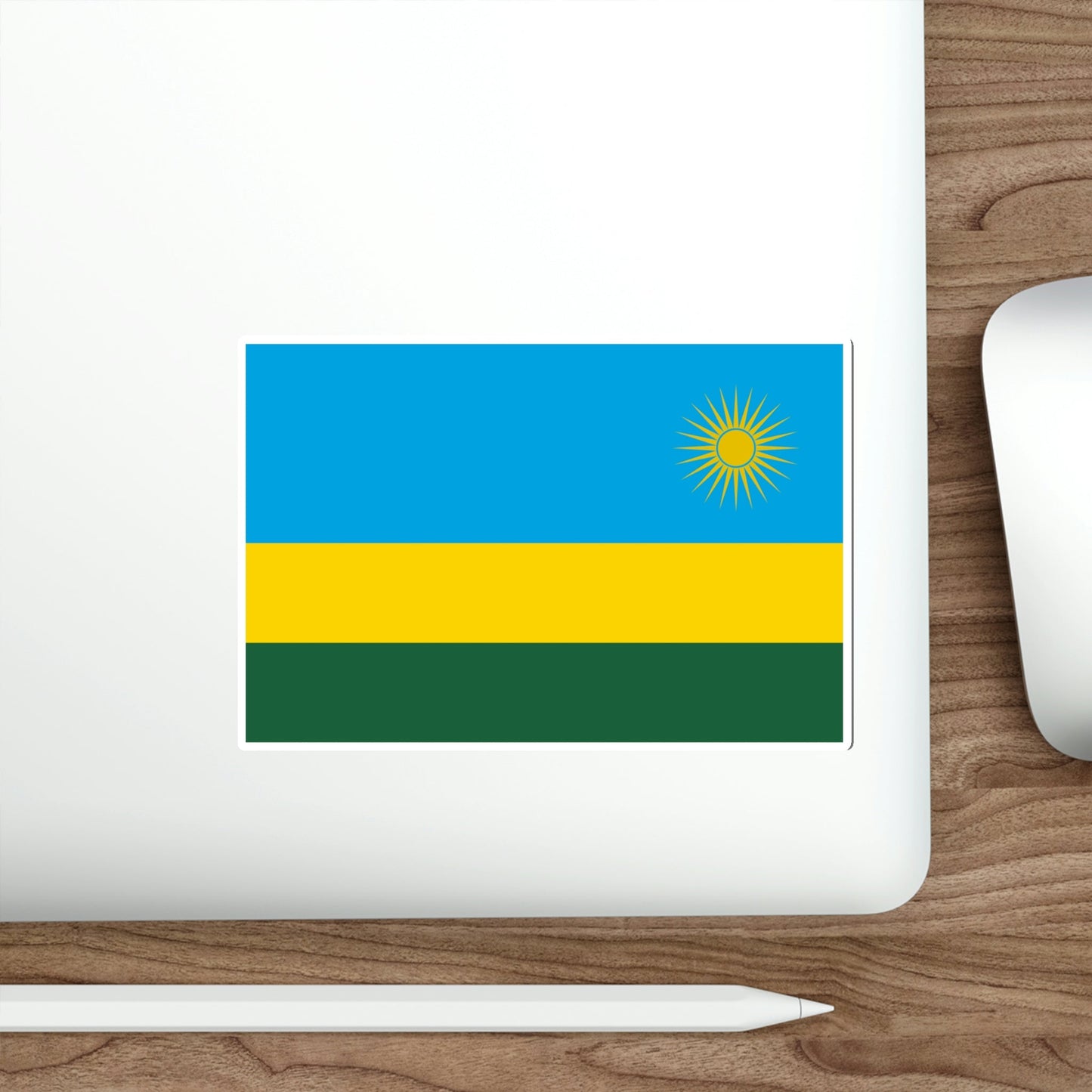 Flag of Rwanda STICKER Vinyl Die-Cut Decal-The Sticker Space