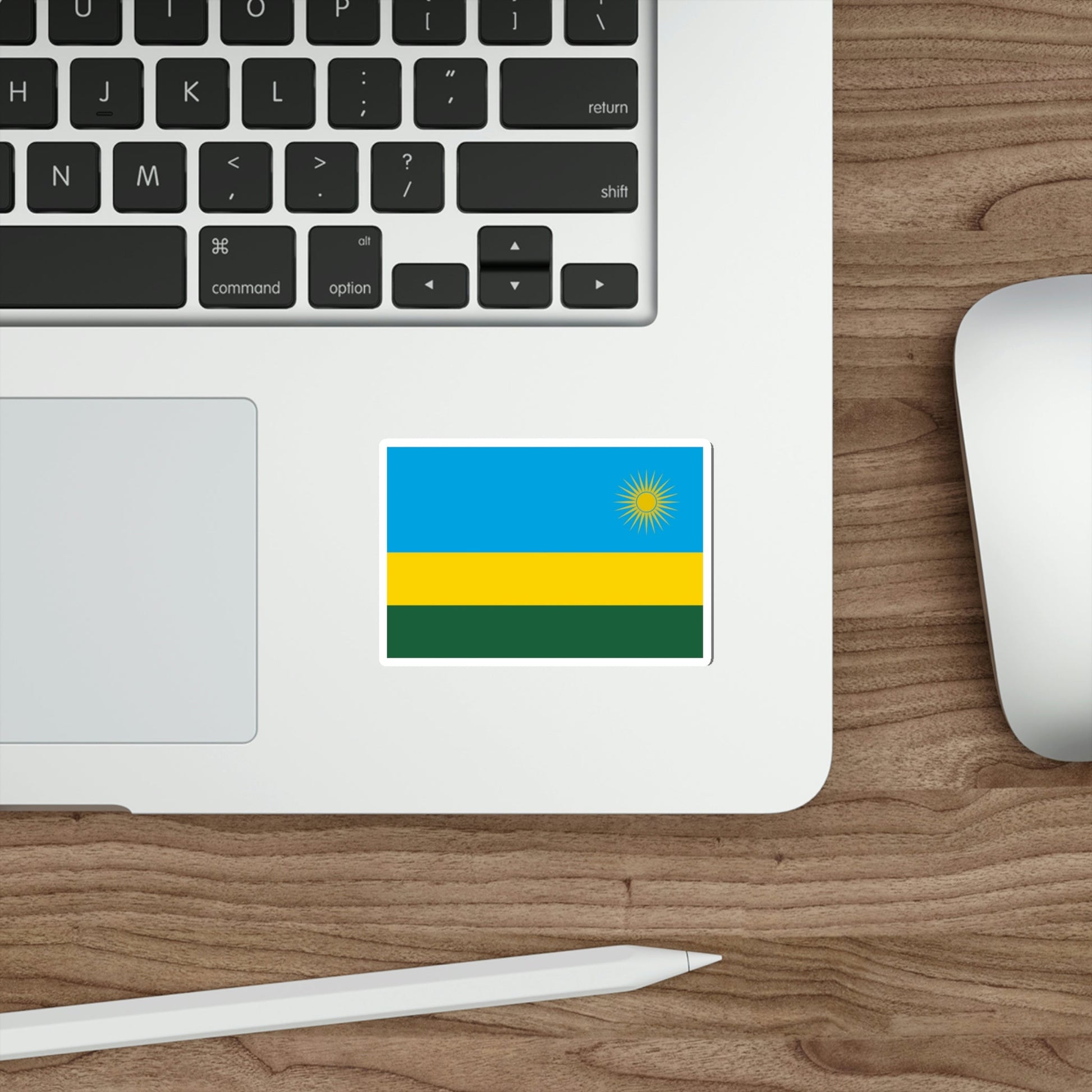 Flag of Rwanda STICKER Vinyl Die-Cut Decal-The Sticker Space