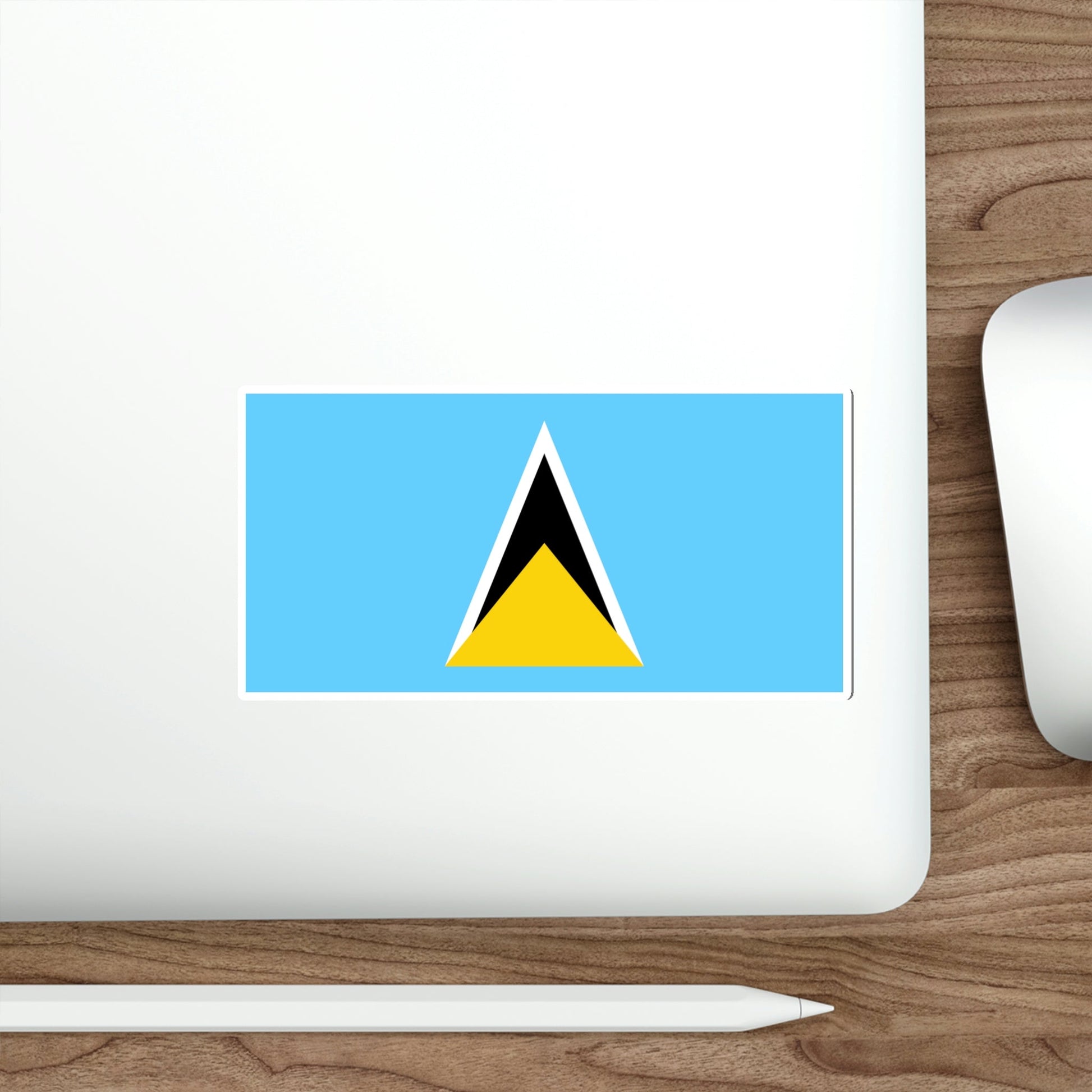 Flag of Saint Lucia STICKER Vinyl Die-Cut Decal-The Sticker Space