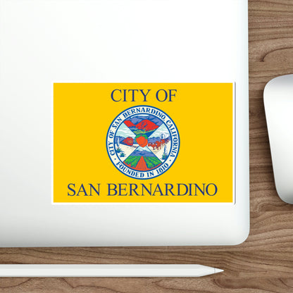 Flag of San Bernardino California USA STICKER Vinyl Die-Cut Decal-The Sticker Space