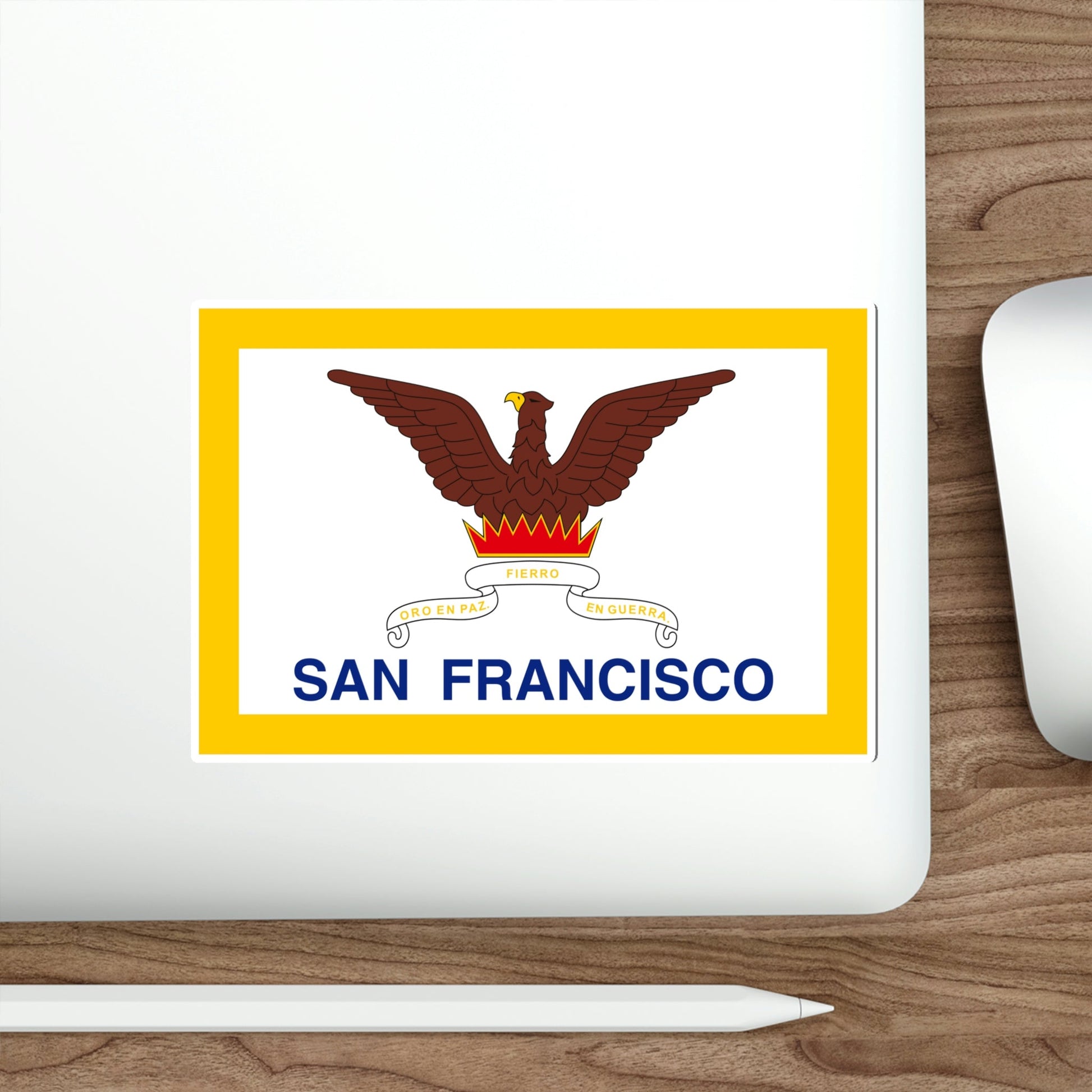 Flag of San Francisco USA STICKER Vinyl Die-Cut Decal-The Sticker Space