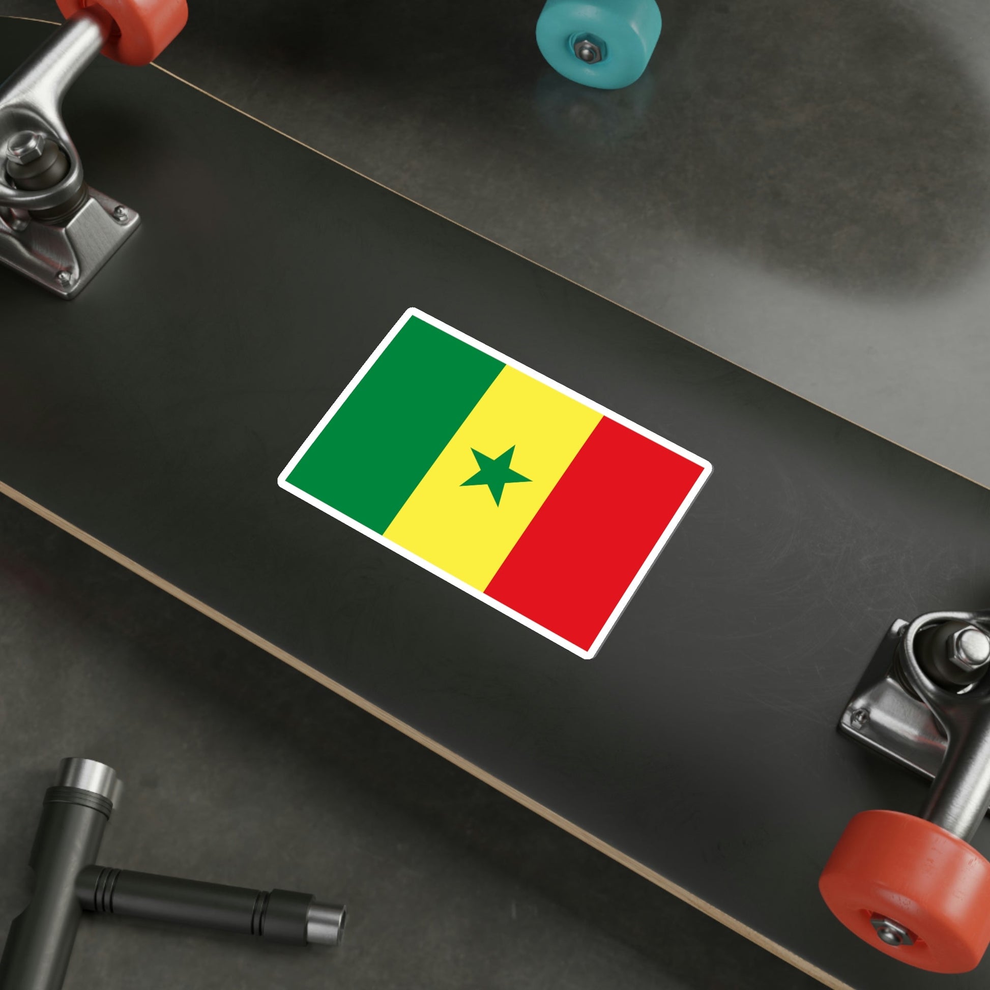 Flag of Senegal STICKER Vinyl Die-Cut Decal-The Sticker Space