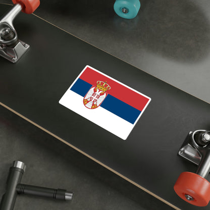 Flag of Serbia STICKER Vinyl Die-Cut Decal-The Sticker Space