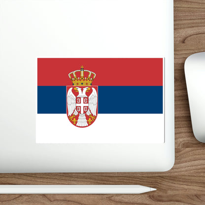 Flag of Serbia STICKER Vinyl Die-Cut Decal-The Sticker Space