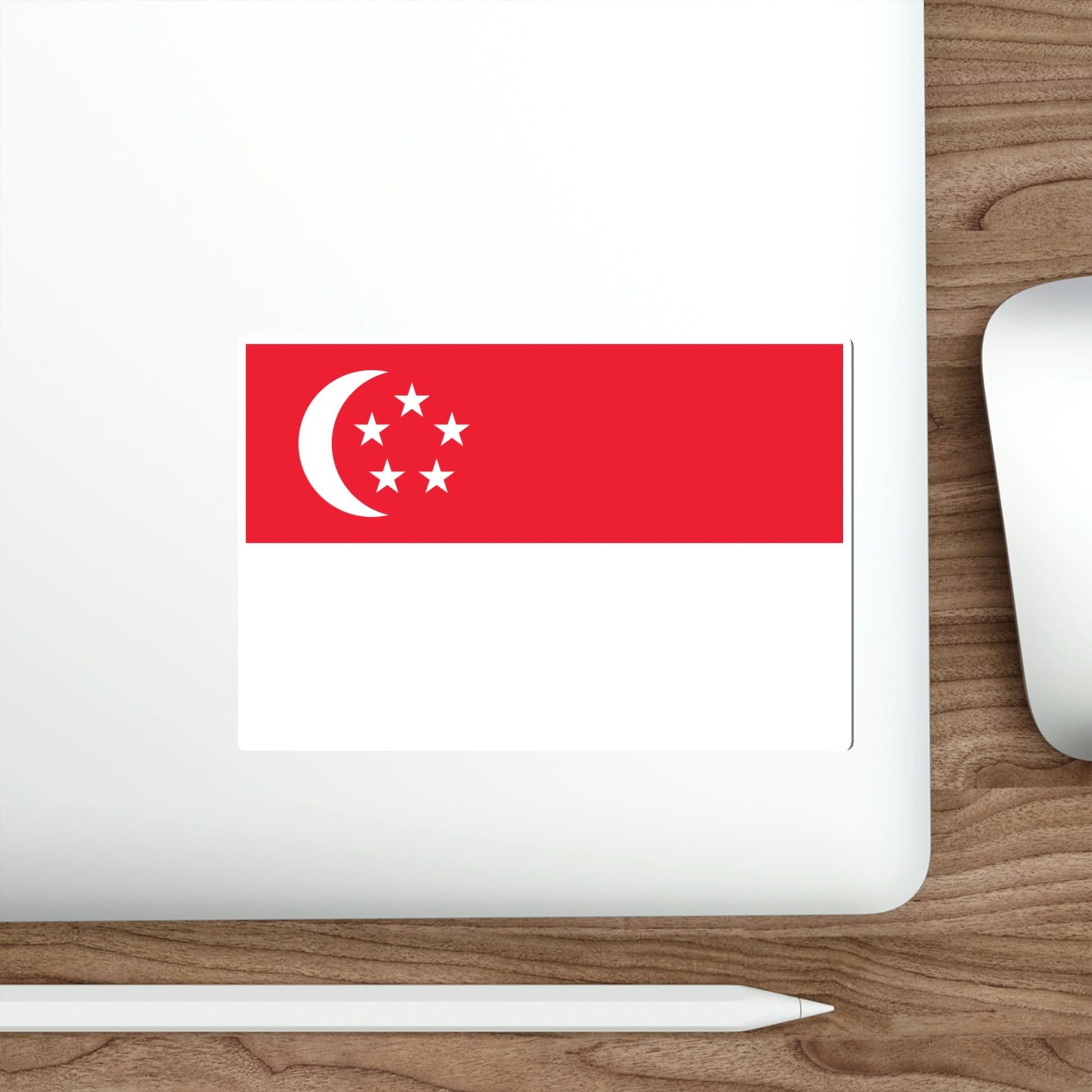 Flag of Singapore STICKER Vinyl Die-Cut Decal-The Sticker Space