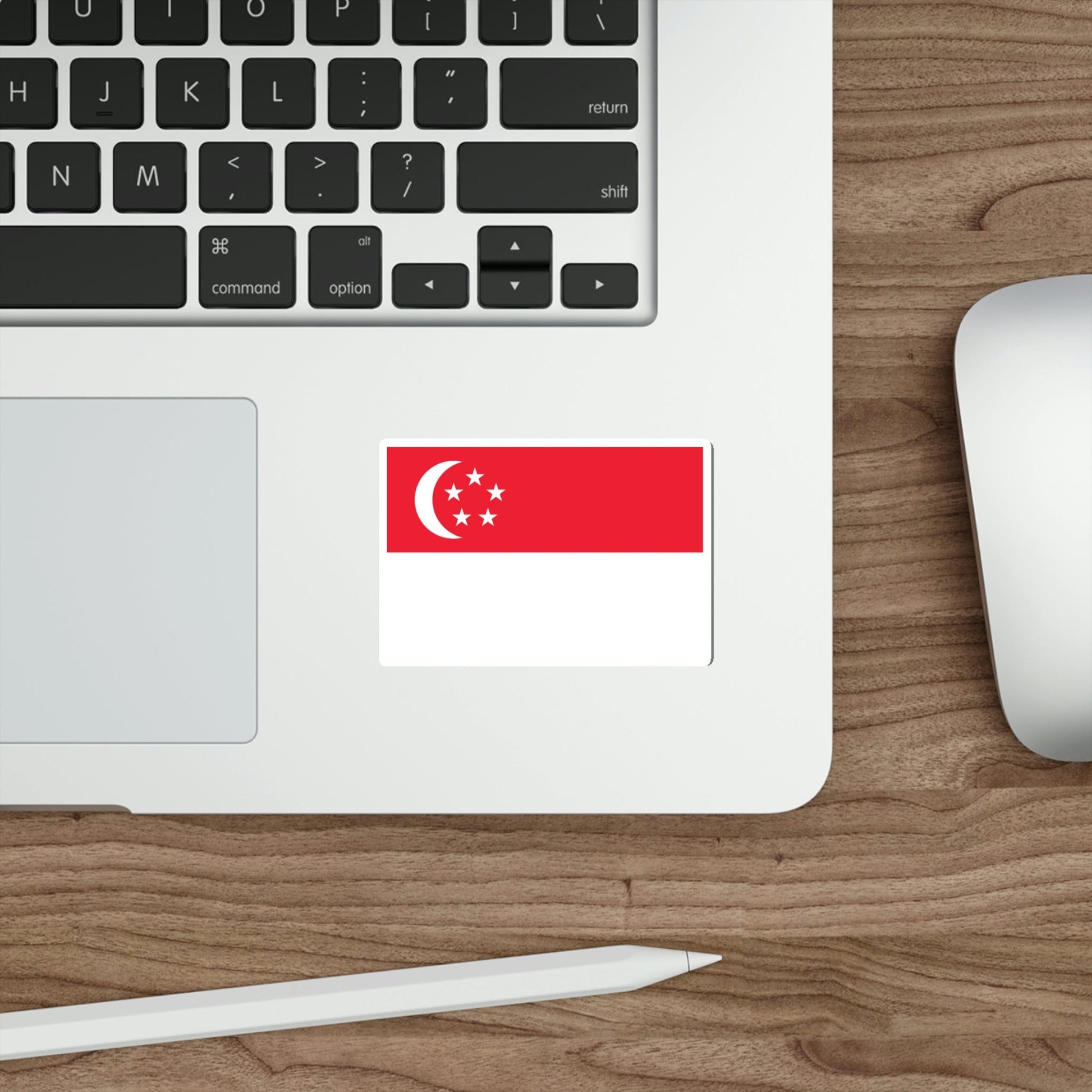 Flag of Singapore STICKER Vinyl Die-Cut Decal-The Sticker Space