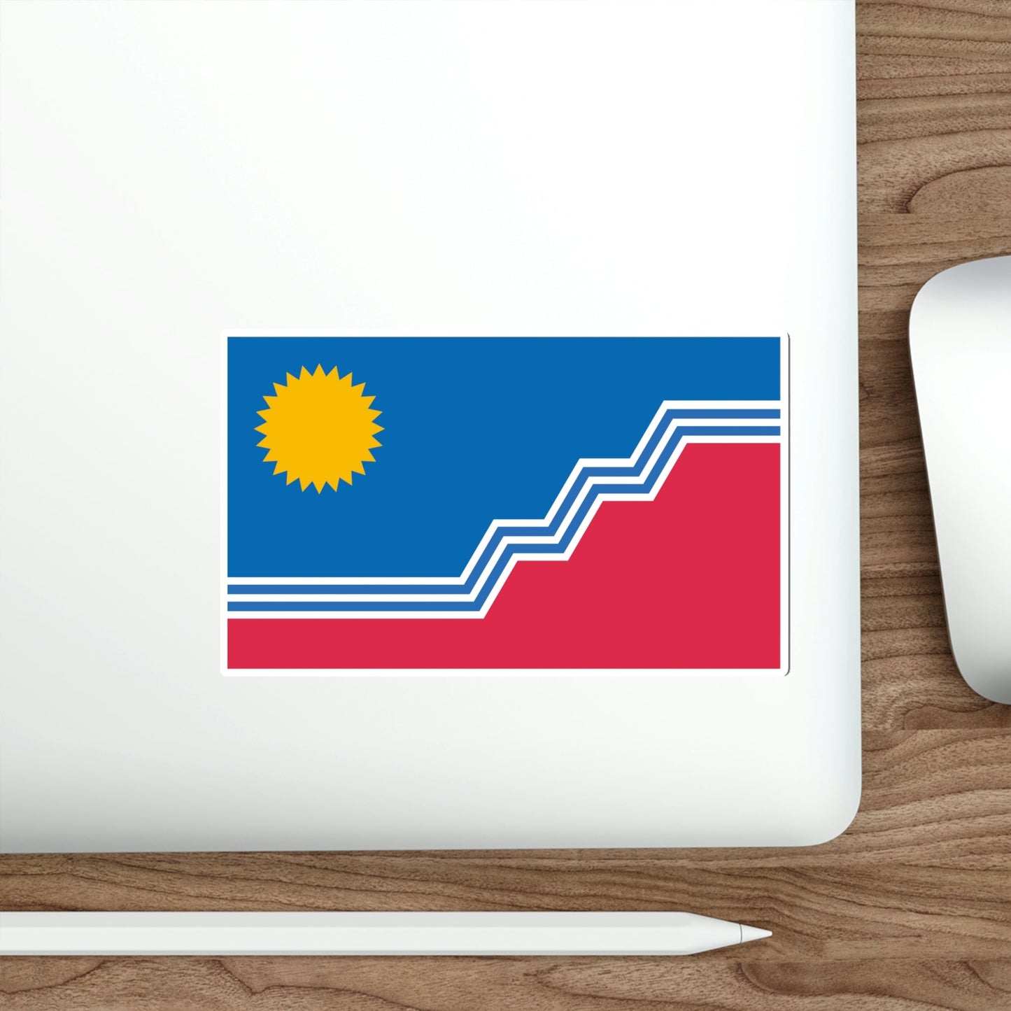 Flag of Sioux Falls South Dakota USA STICKER Vinyl Die-Cut Decal-The Sticker Space