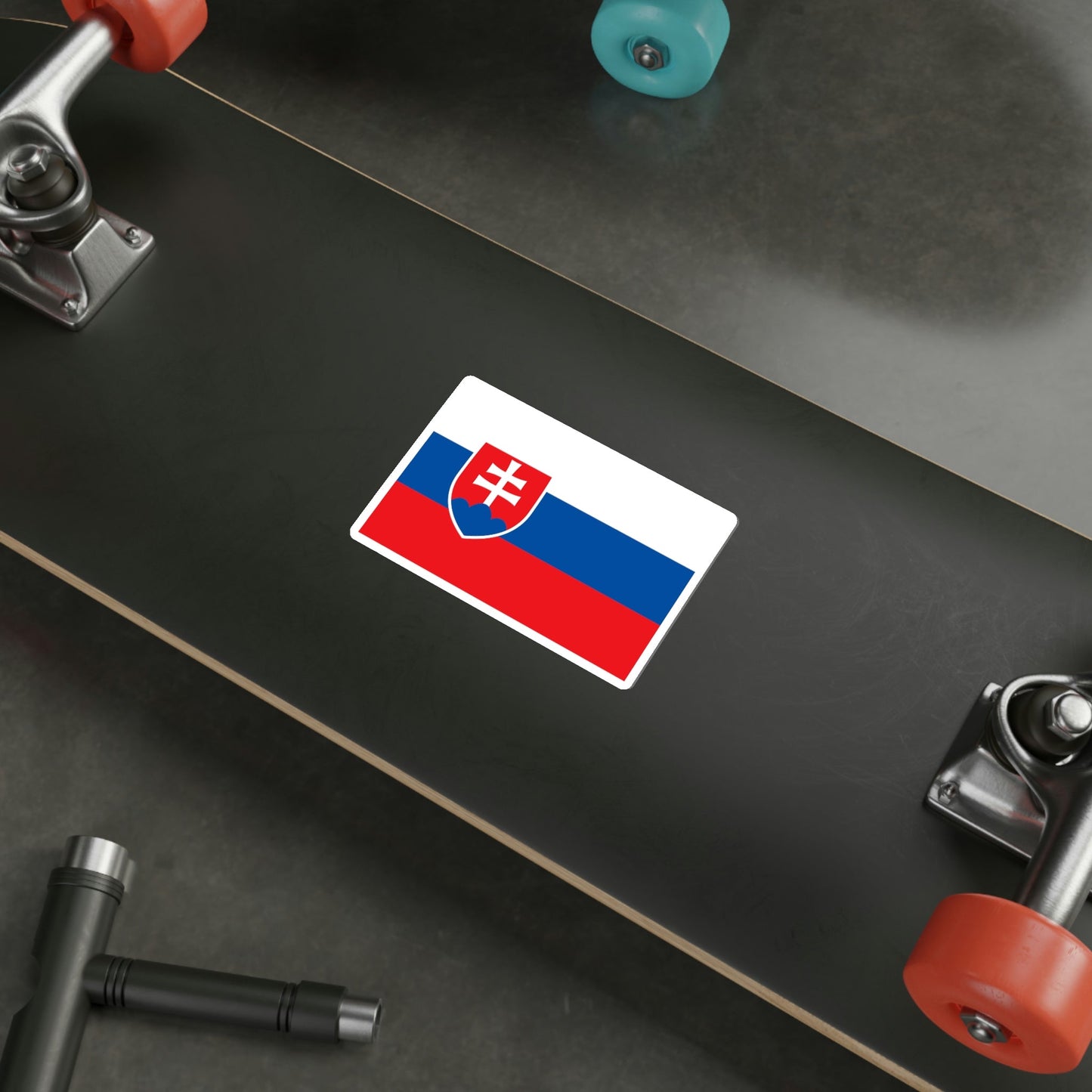 Flag of Slovakia STICKER Vinyl Die-Cut Decal-The Sticker Space