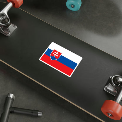 Flag of Slovakia STICKER Vinyl Die-Cut Decal-The Sticker Space