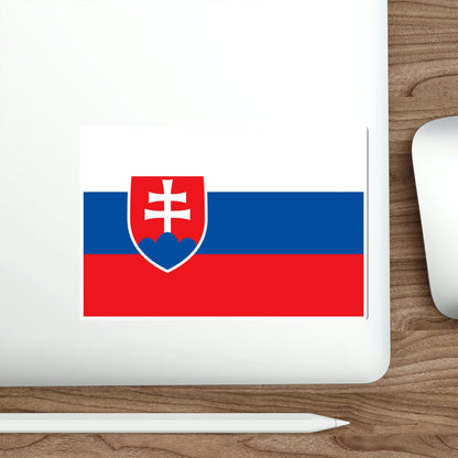 Flag of Slovakia STICKER Vinyl Die-Cut Decal-The Sticker Space