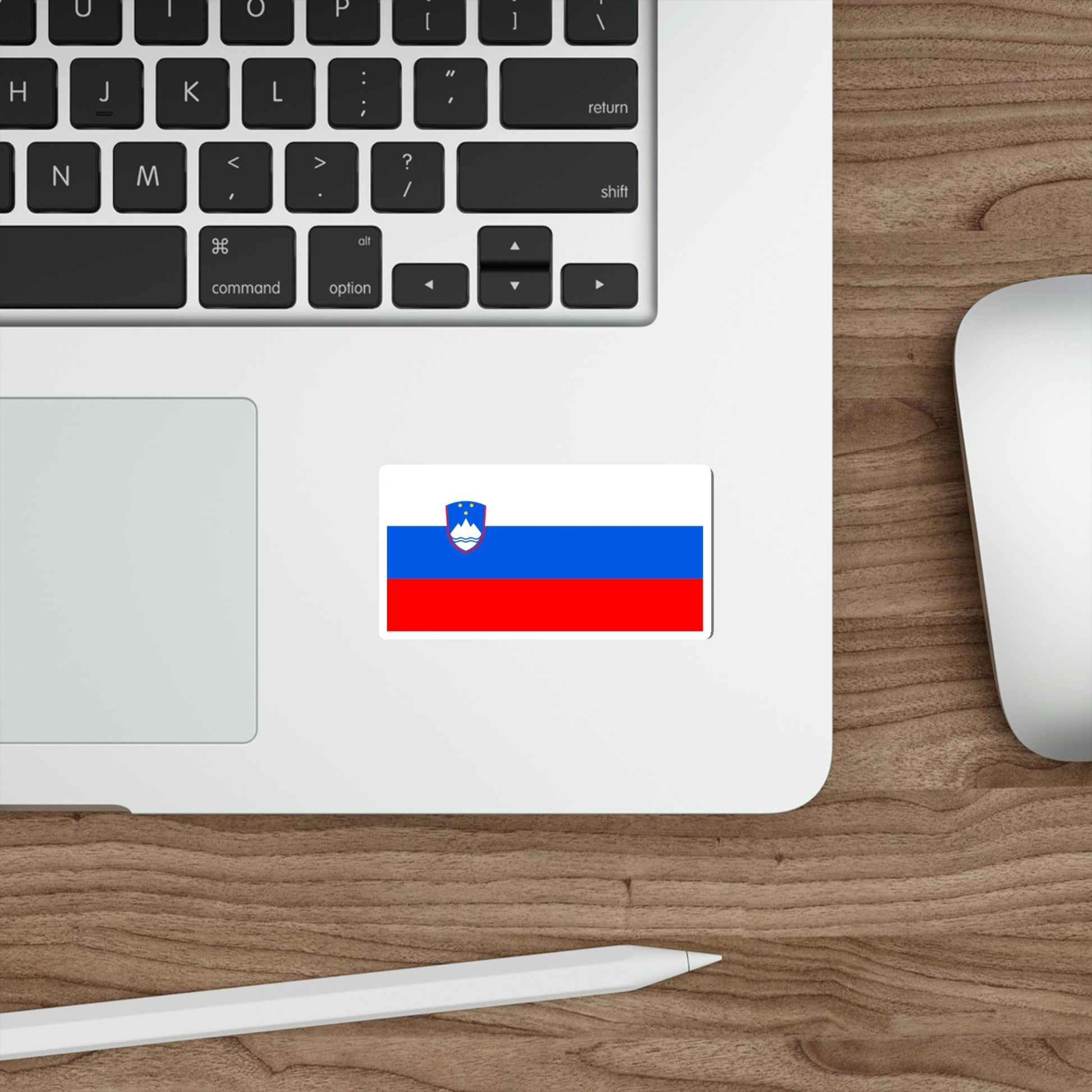 Flag of Slovenia STICKER Vinyl Die-Cut Decal-The Sticker Space