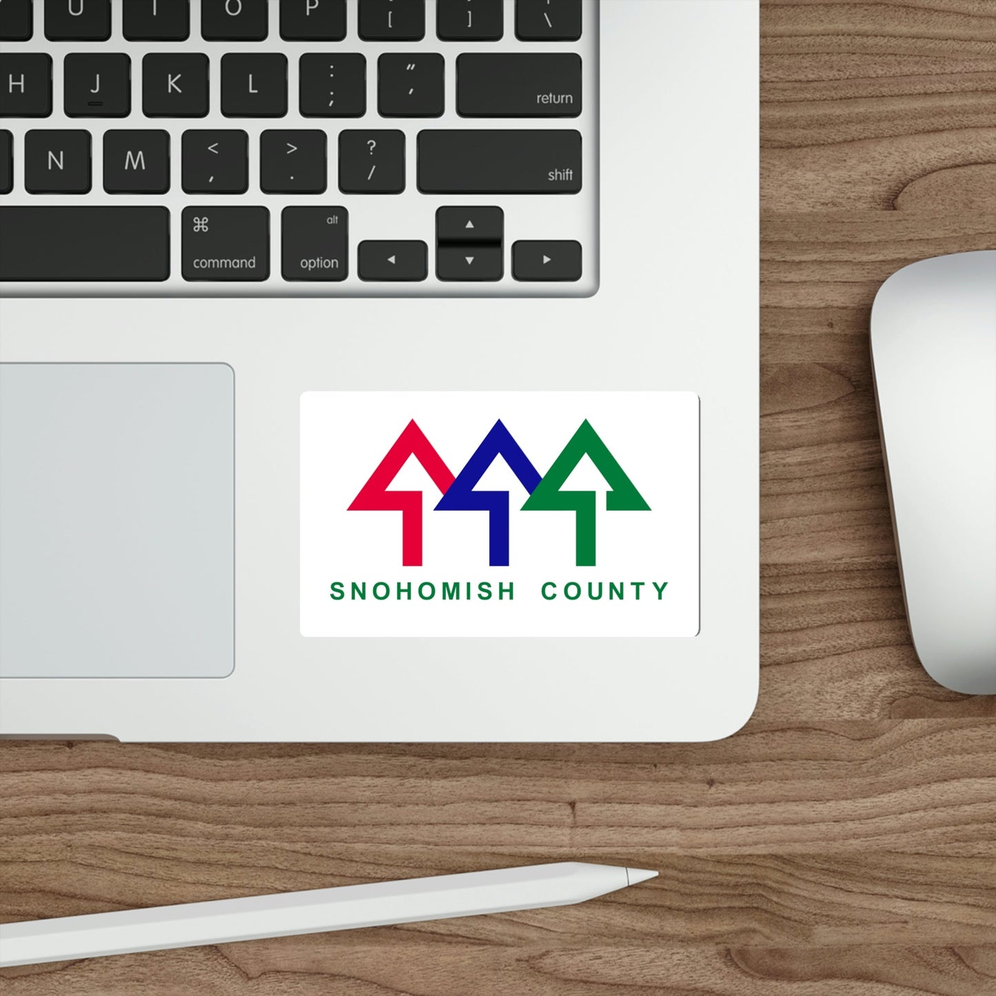 Flag of Snohomish County Washington STICKER Vinyl Die-Cut Decal-The Sticker Space