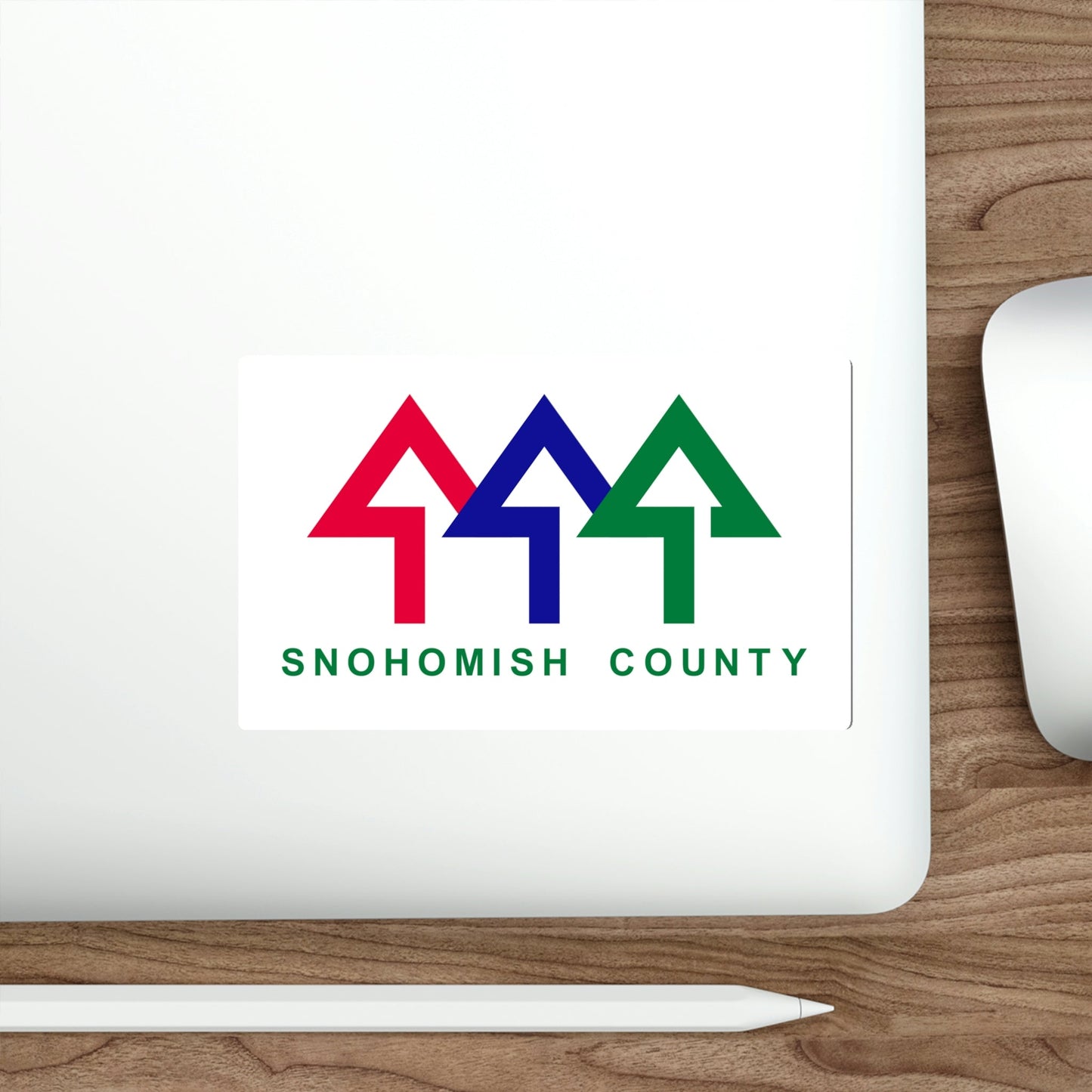 Flag of Snohomish County Washington STICKER Vinyl Die-Cut Decal-The Sticker Space