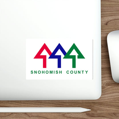 Flag of Snohomish County Washington STICKER Vinyl Die-Cut Decal-The Sticker Space