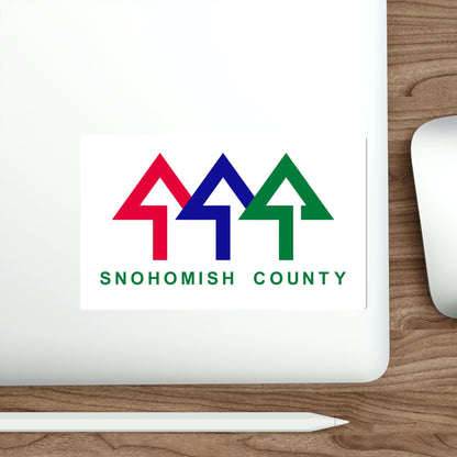 Flag of Snohomish County Washington STICKER Vinyl Die-Cut Decal-The Sticker Space