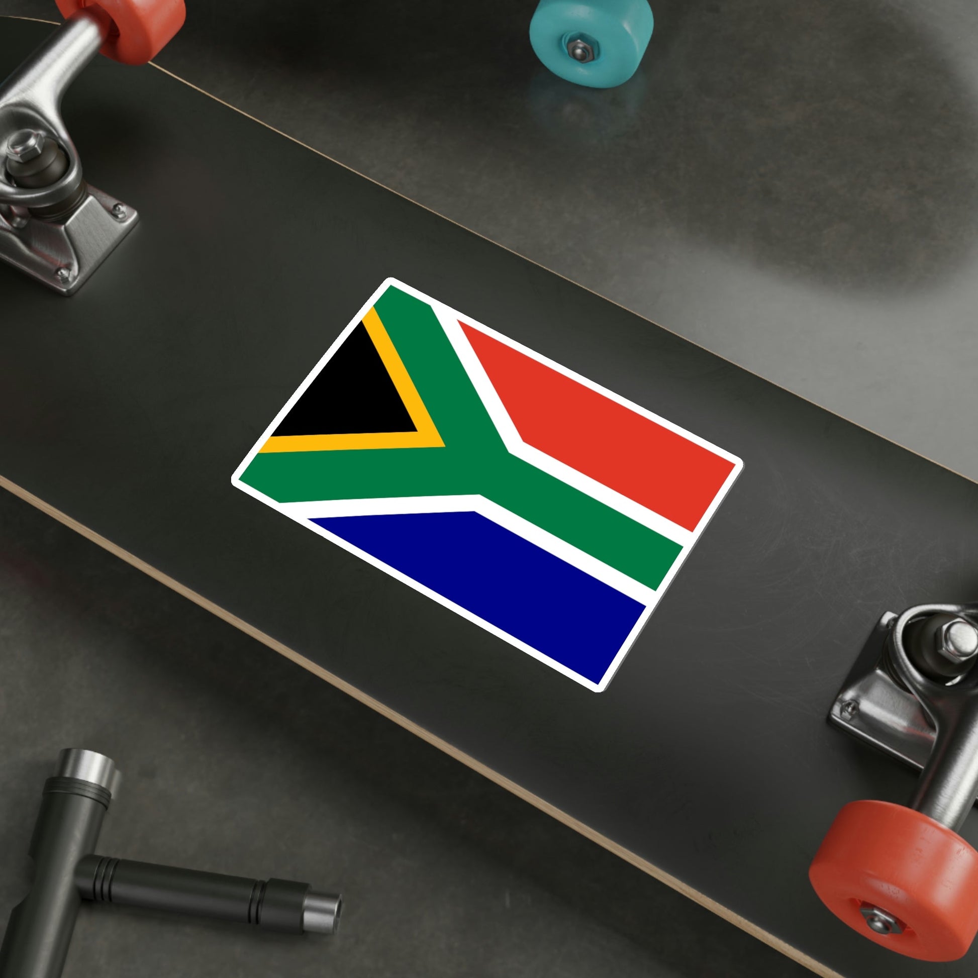 Flag of South Africa STICKER Vinyl Die-Cut Decal-The Sticker Space