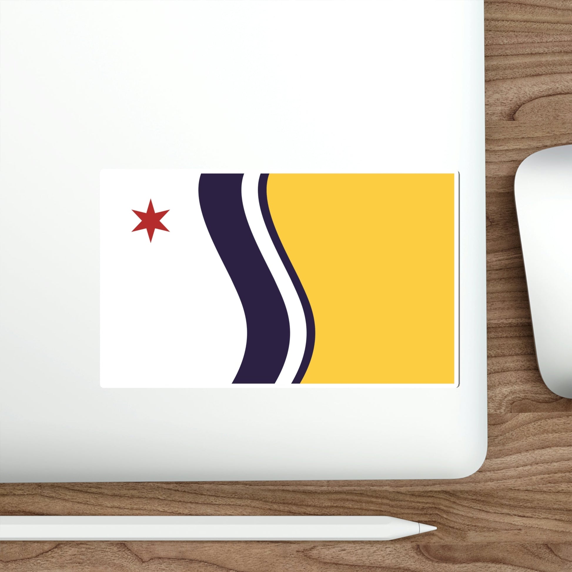 Flag of South Bend Indiana USA STICKER Vinyl Die-Cut Decal-The Sticker Space