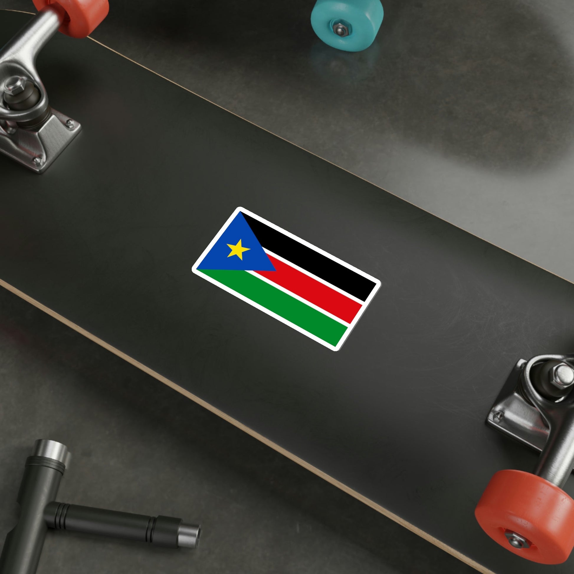 Flag of South Sudan STICKER Vinyl Die-Cut Decal-The Sticker Space