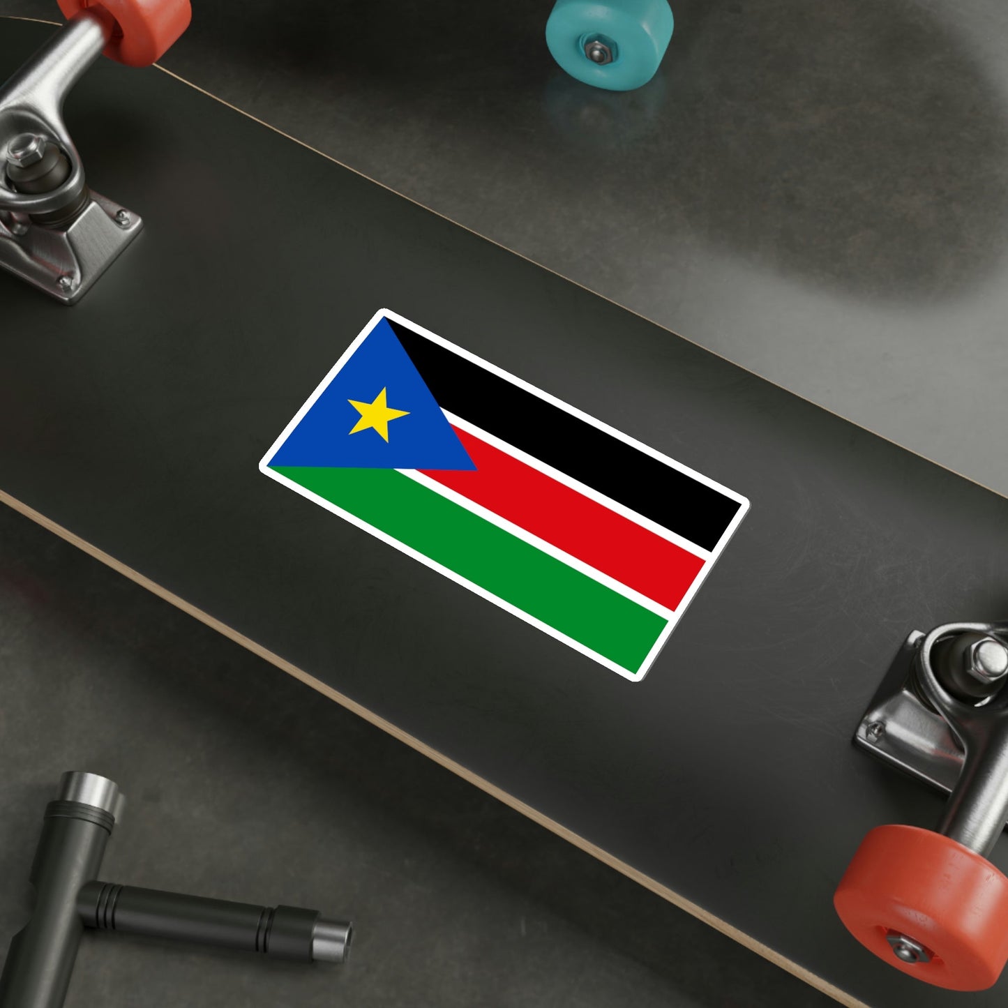 Flag of South Sudan STICKER Vinyl Die-Cut Decal-The Sticker Space